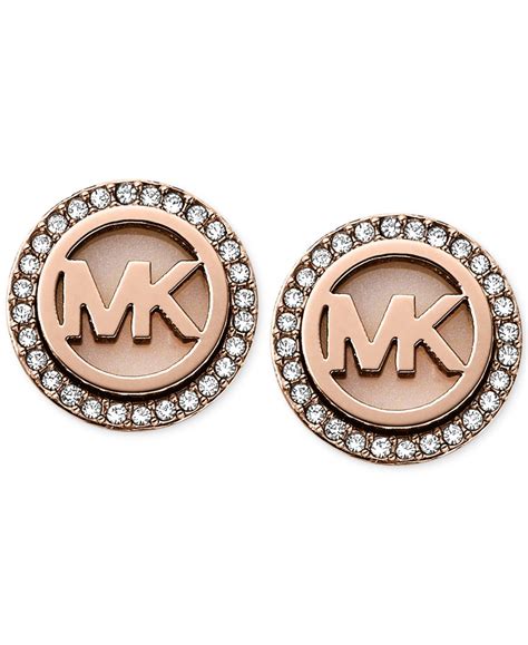 michael kors pink earrings|Michael Kors earrings clearance.